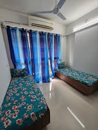Air-conditioned single room at Sai Kriti Girls PG